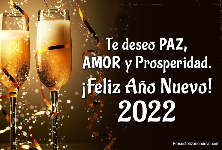 Feliz Año Nuevo 2022 Mensajes Cortos para Saludar