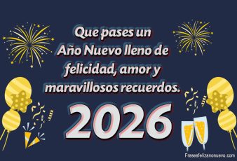 Frases Cortos con Imágenes de Feliz Año 2026 Nuevo para Felicitar