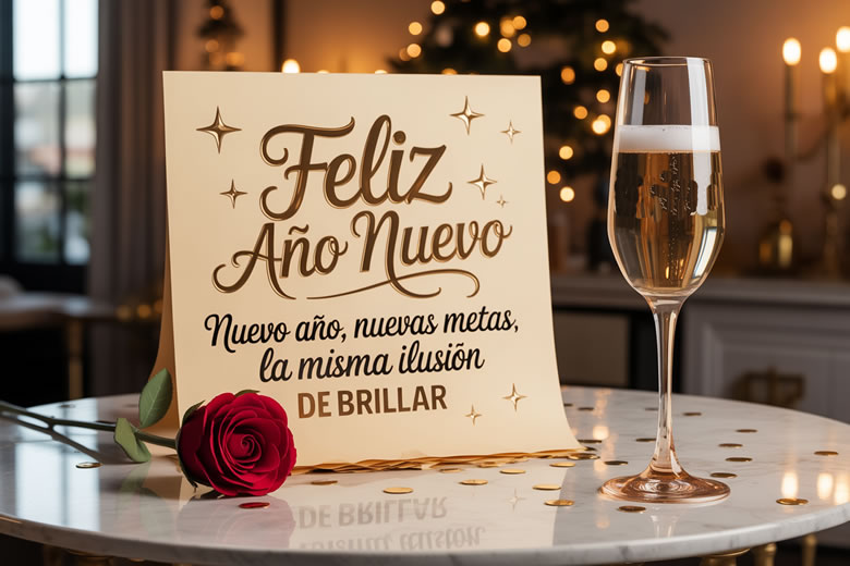 Hermosas Frases de Feliz Año Nuevo 2026 para compartir
