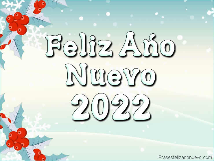 Hermosas Tarjetas Virtuales de Feliz Año Nuevo 2022