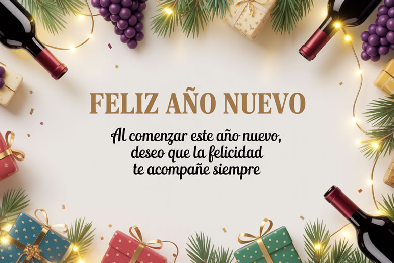 Imágenes de Feliz Año 2026 Nuevo Frases Cortos para Felicitar